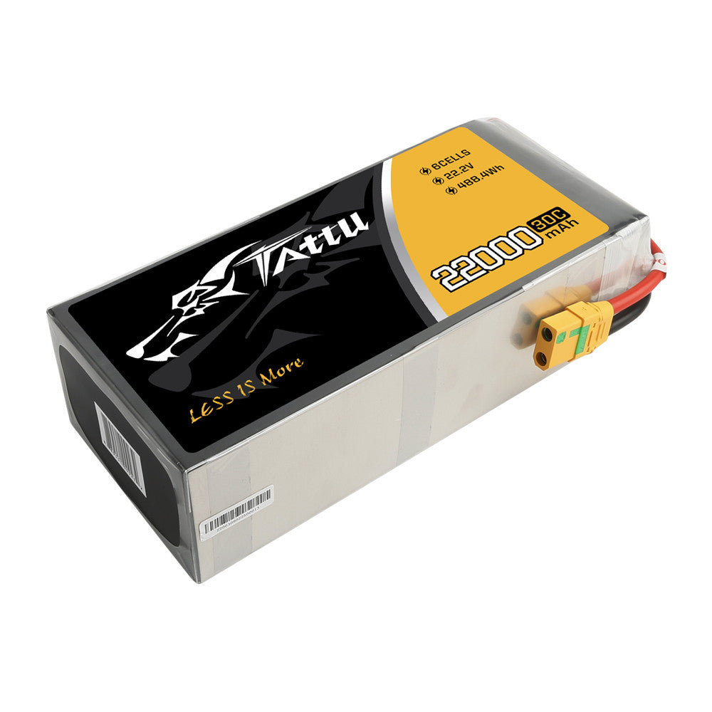 Batterie Tattu 22000mAh 6S LiPo 22.2V 25C – XT90
