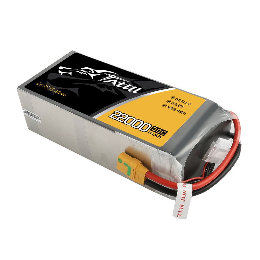 Batterie Tattu 22000mAh 6S LiPo 22.2V 25C – XT90