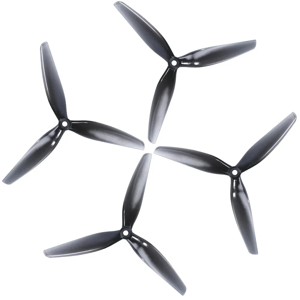 Hélices HQProp 7040 – 7 pouces 3 pales (4 pièces / 2 paires CW+CCW)