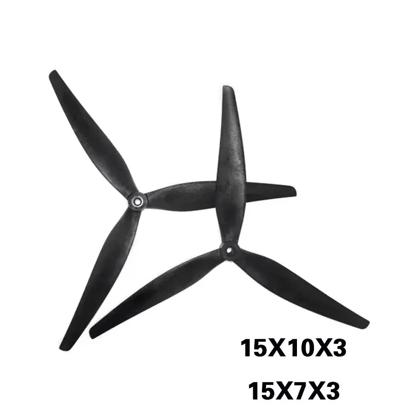 Hélices HQProp 15 pouces 3 pales (1 paire / 2 pièces CW+CCW)