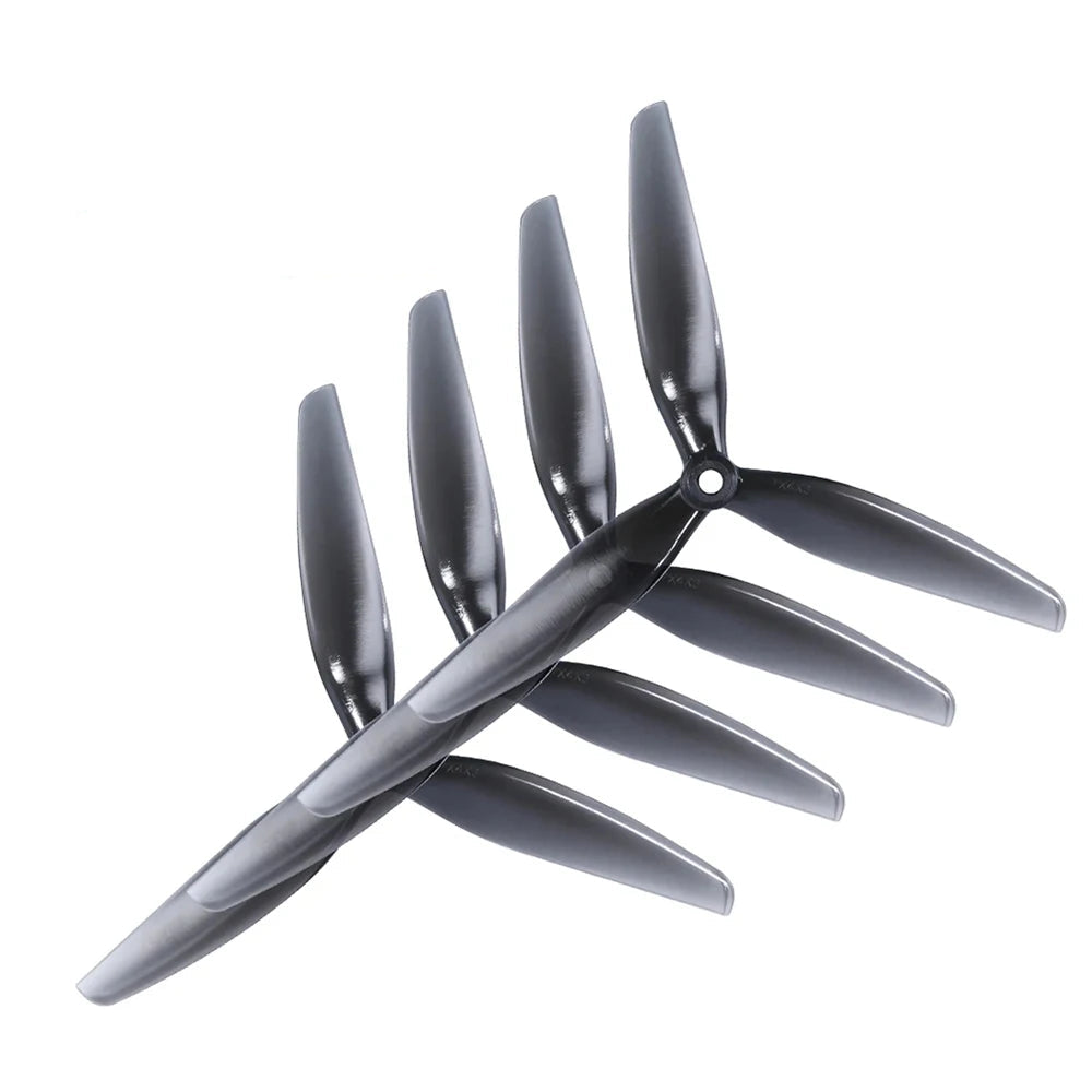 Hélices HQProp 7040 – 7 pouces 3 pales (4 pièces / 2 paires CW+CCW)