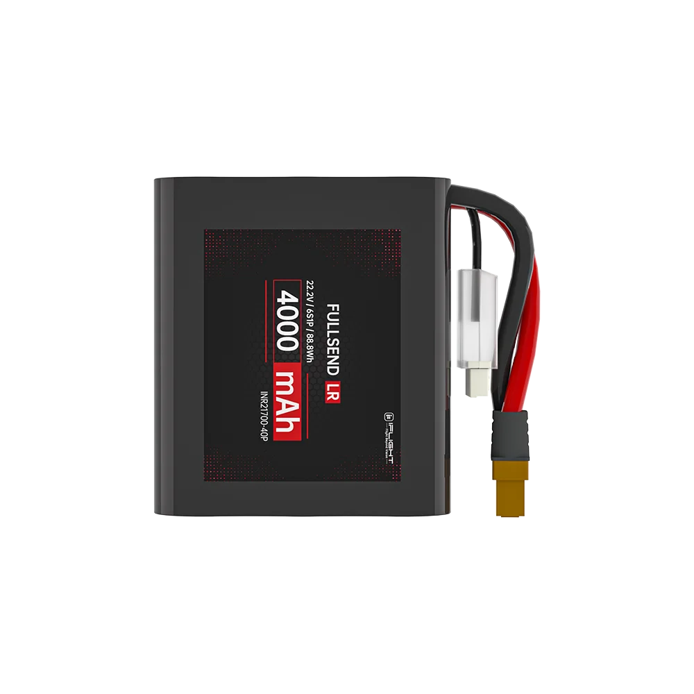 Batterie iFlight Fullsend 6S 4000mAh Li-Ion 22.2V – XT60 – Endurance longue distance pour FPV 7"