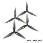 Hélices HQProp 7040 – 7 pouces 3 pales (4 pièces / 2 paires CW+CCW)