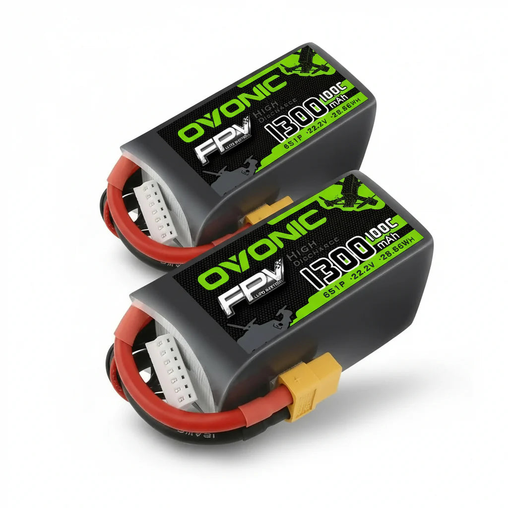 Batterie Ovonic 100C 1300mAh 6S LiPo 22.2V – XT60